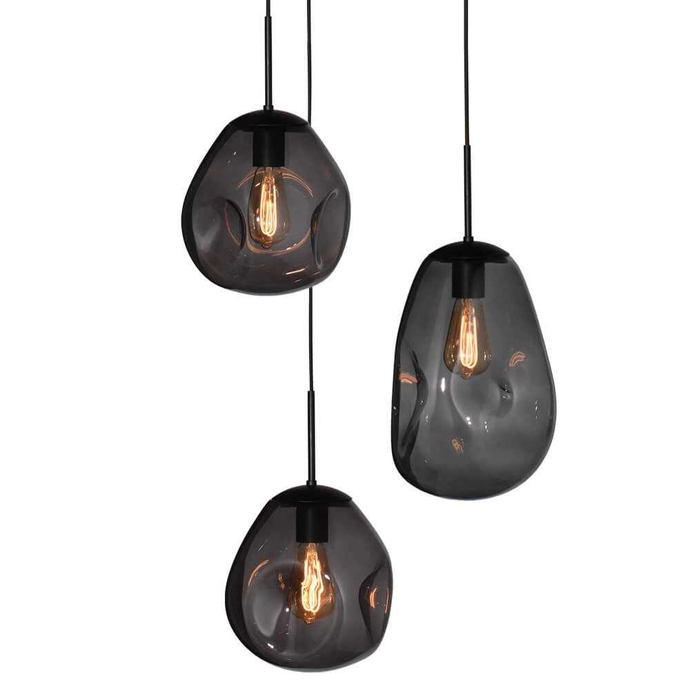 Pendelleuchte Lava 3x Rauchglas Masterlight 8718121286464