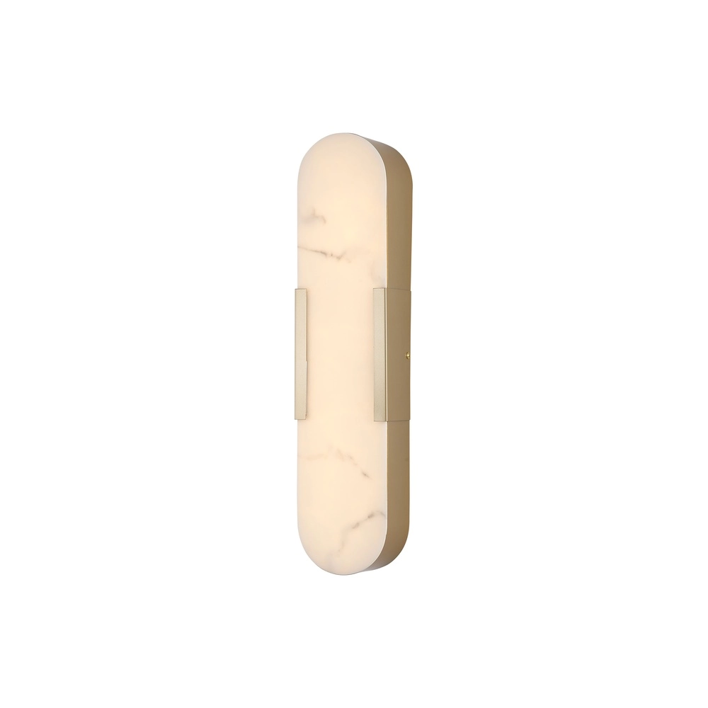 Wandleuchte Opaline gold 50cm