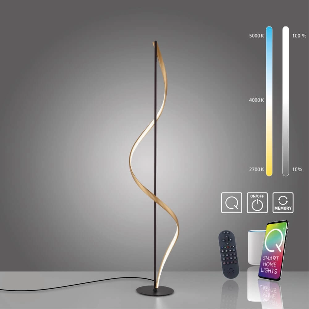 Designer-Stehleuchte Q-Swing Anthrazit Paul Neuhaus 4012248373781