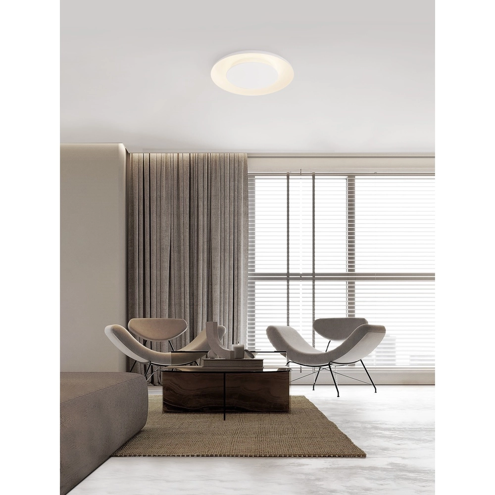 Design-Deckenleuchte Epos Ø 60cm weiß Lyora 5212017463180