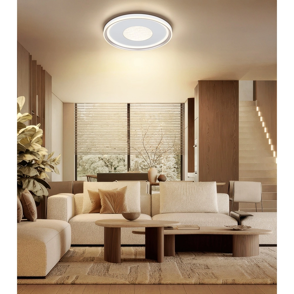 Deckenlampe Eila Ø 59 cm weiß Globo 9007371572458