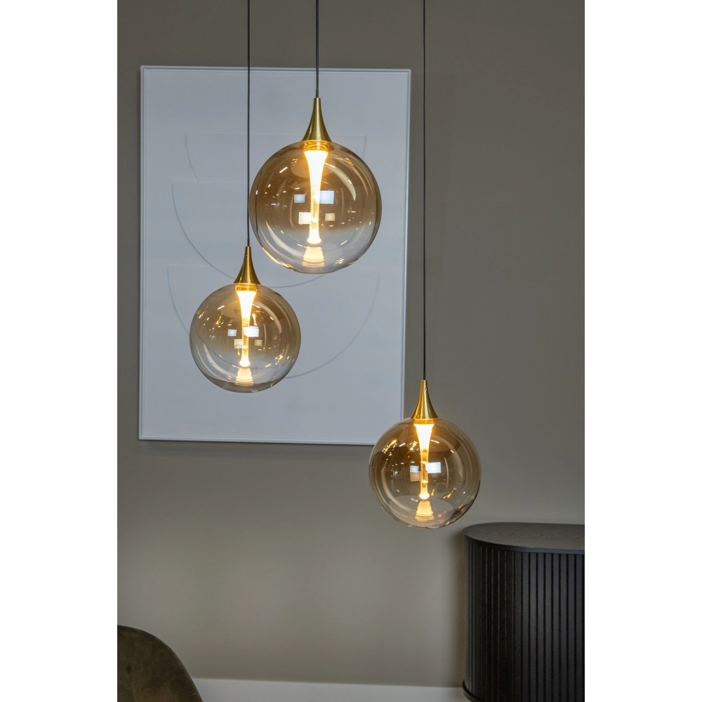 Design-LED-Pendelleuchten Gisela Fading – 3x Ø 16 cm Premium by Lucide 5411212134790