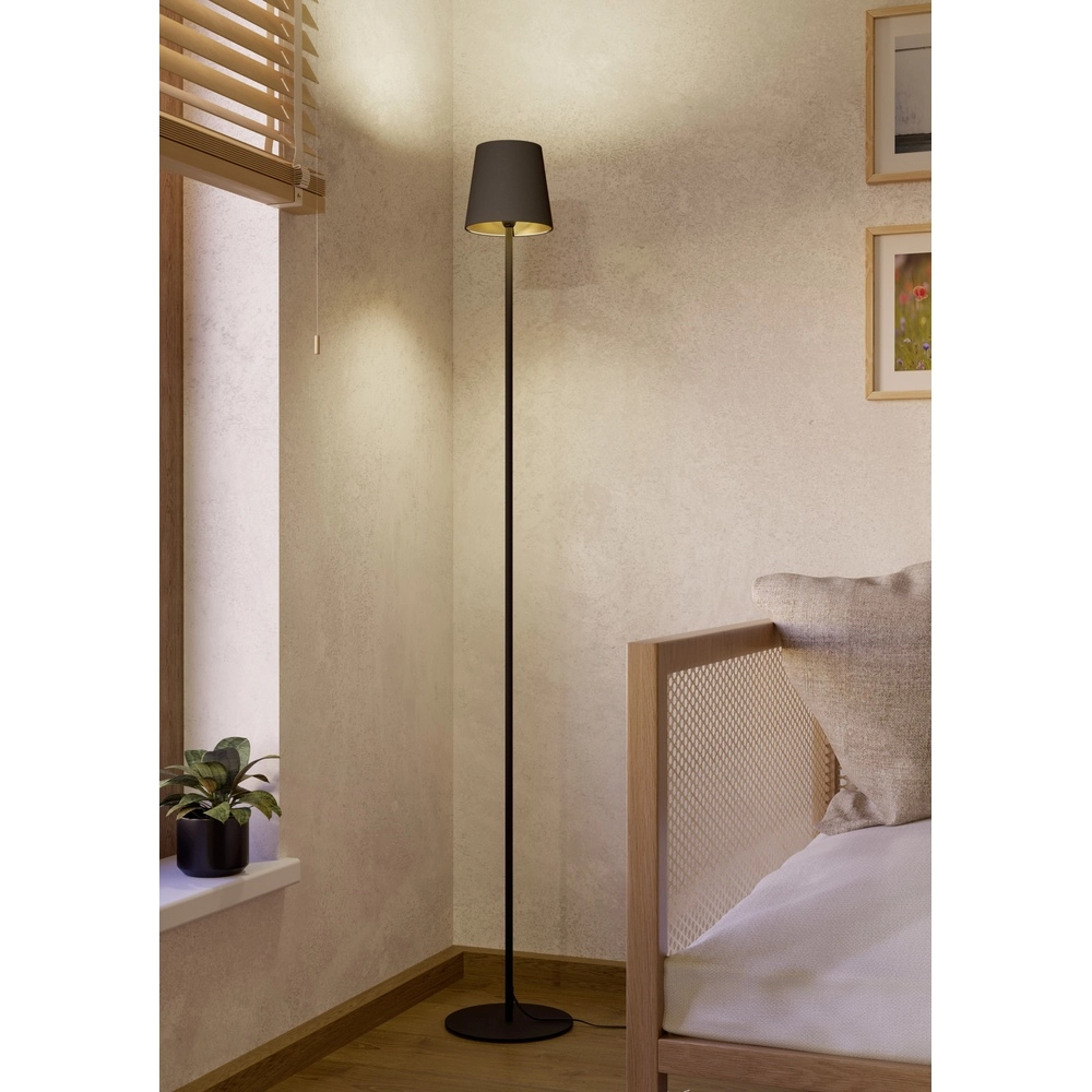 Stehlampe Fiorana 140 cm – Schwarz Eglo 9008606306916