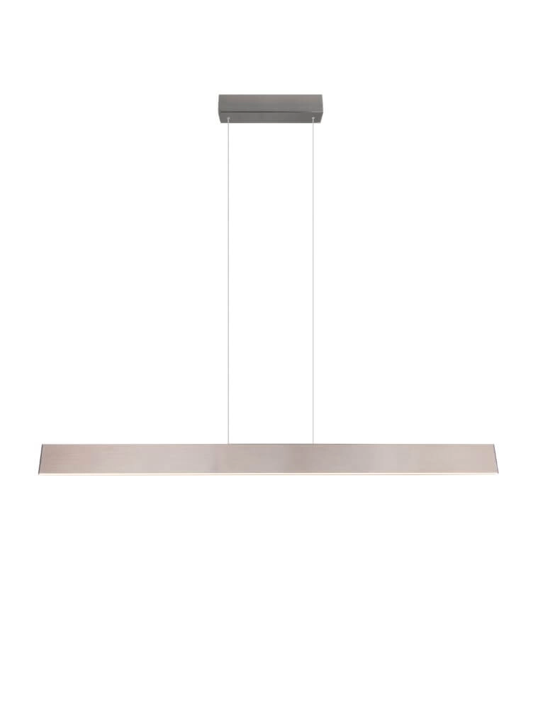 LED-Büro-Hängelampe Galway 150 cm – Edelstahl Trio 4017807616675