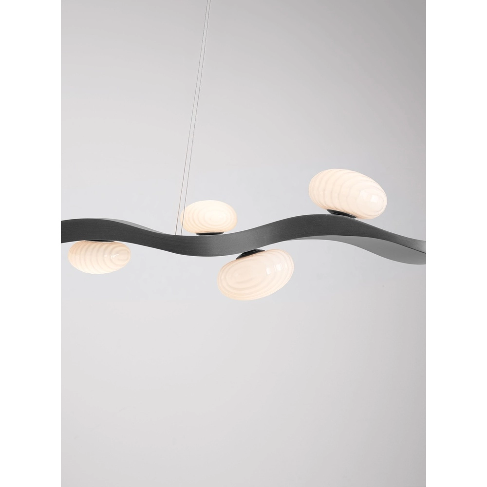 Schwarze Pendellampe Severo Konstruktion Lyora 5212063500372