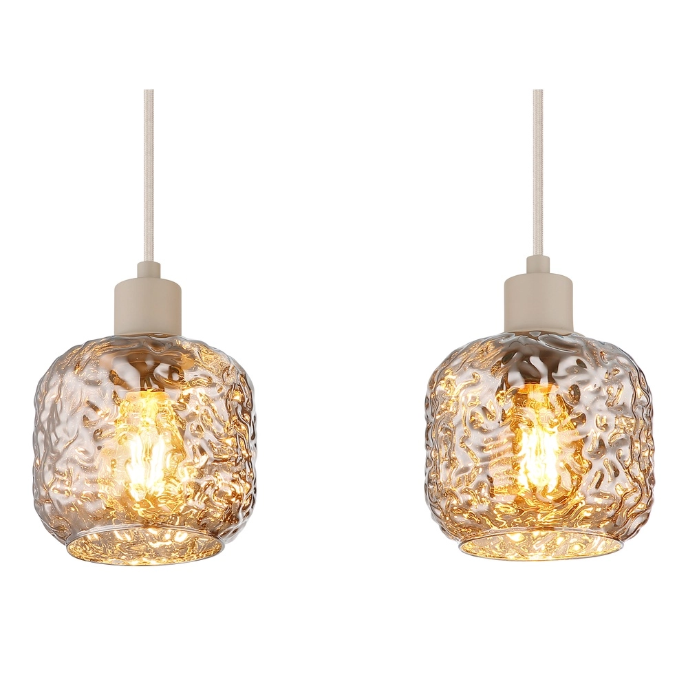 4-Licht Pendellampe Antonio Sandbraun Globo 9007371578726