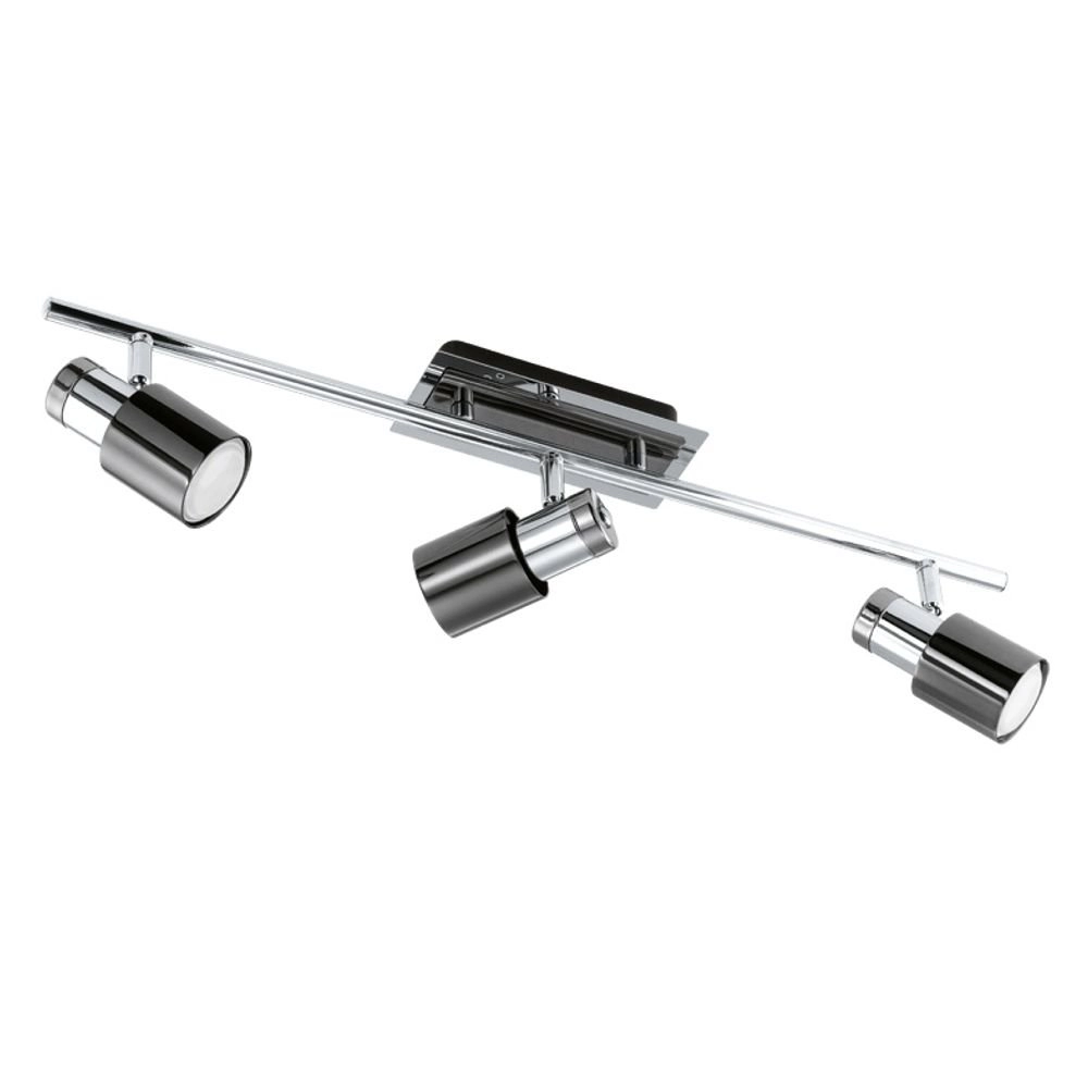 LED-Deckenspot Davida 3-Licht-Nickelschwarz