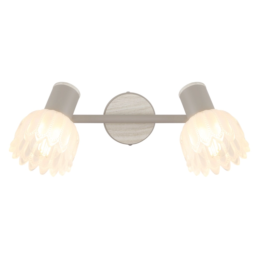 2-flammiger Deckenstrahler Planta sandbraun Globo 9007371569939