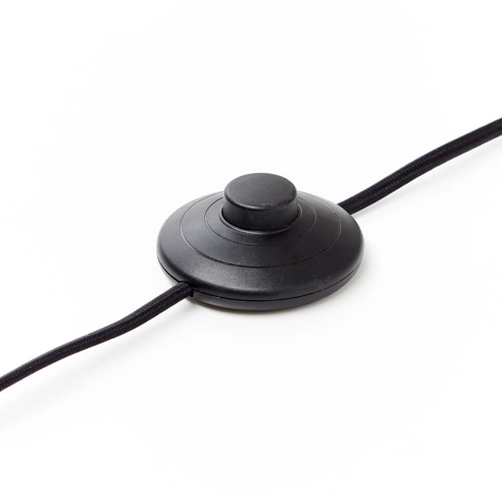 Stehlampe Weald schwarz mit Holz Brilliant 4004353419270