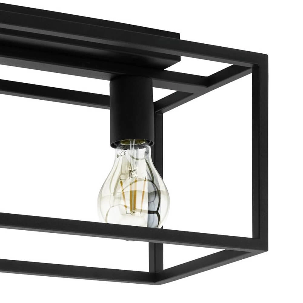 Schwarze Deckenlampe Eldrick Eglo 9002759322533