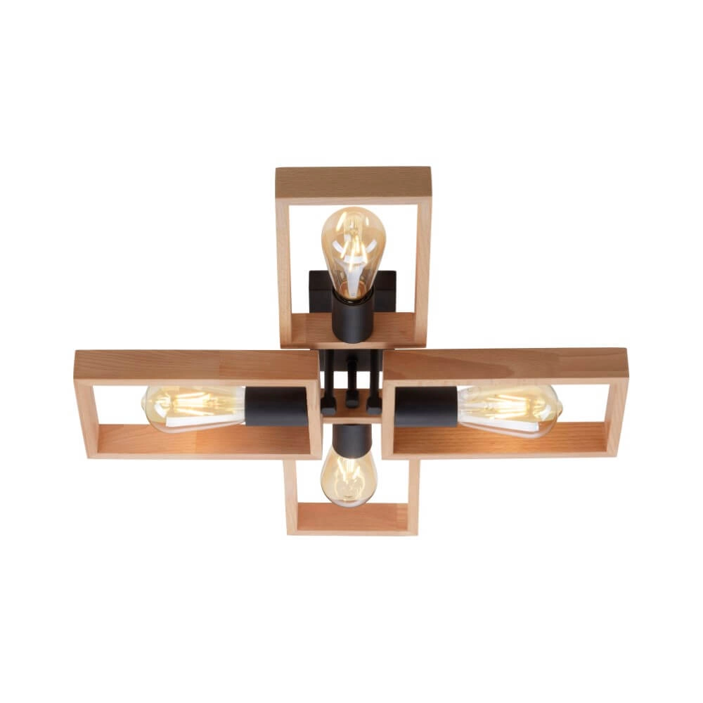 Ländliche Deckenleuchte Franky 4-Licht Just Light 4043689967949