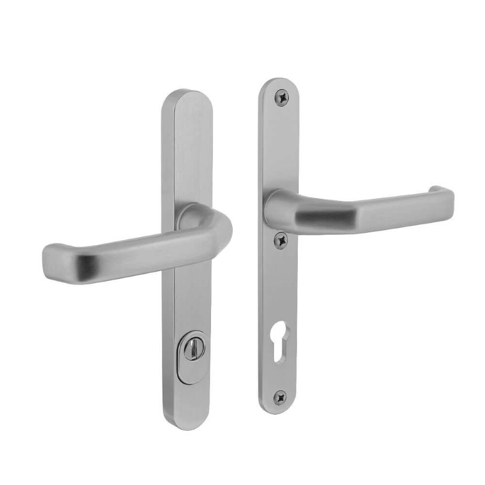 Hintertür-Hardware Aurano schmaler PC 92mm Kernzugschutz Aluminium