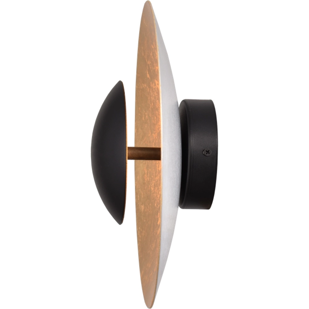 Wandleuchte Zyan schwarz mit gold Masterlight 8718121207490