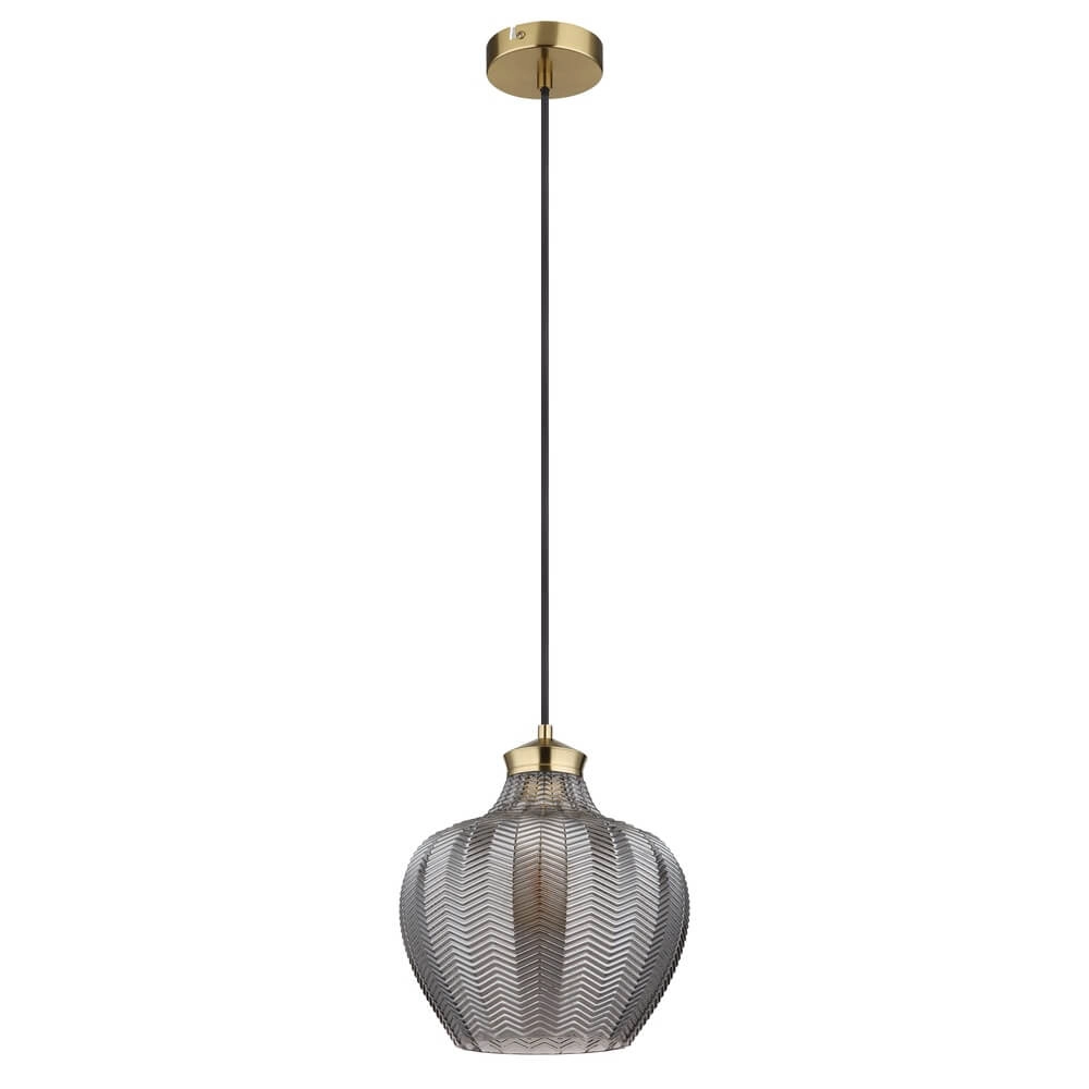 Pendelleuchte Jessica mit farbigem Glas Ø 26cm Globo 9007371481118