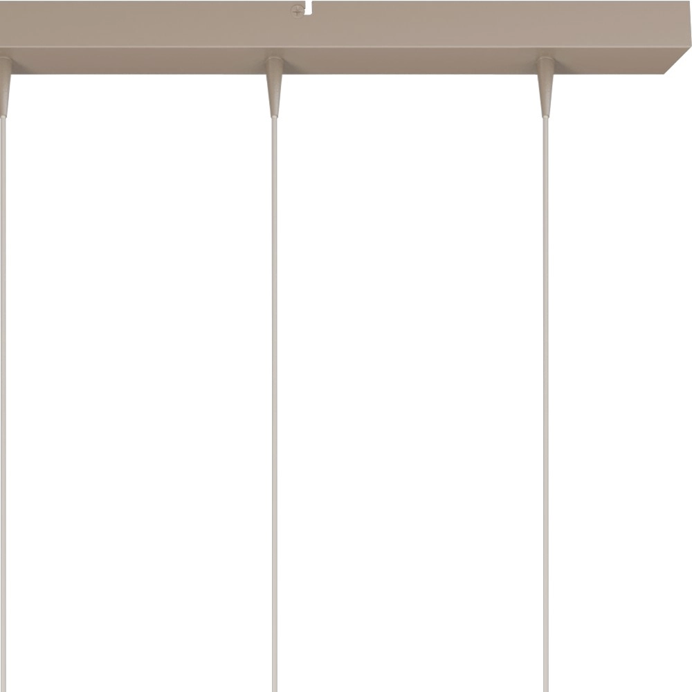5-Licht Pendellampe Talana beige terra Ø 6cm DTW Masterlight 8718121399034