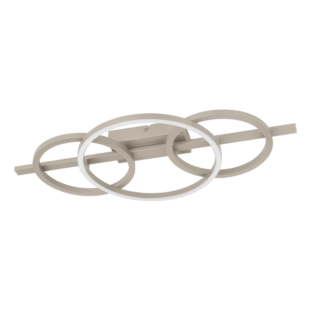 Design-Deckenlampe Planillo sandbrauner Rundsand
