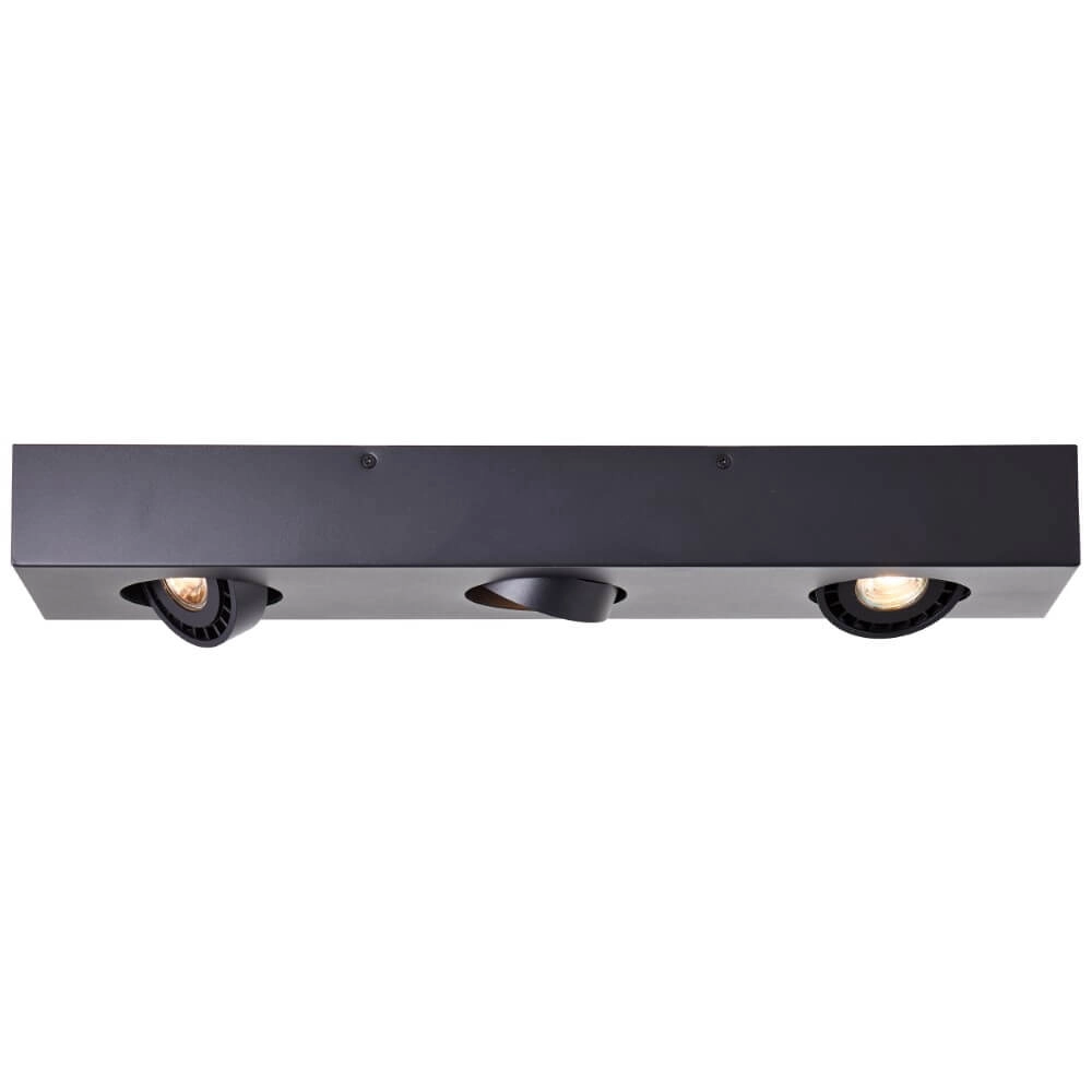Schwarzer Deckenstrahler Doro 3-flammig Brilliant 4004353409325