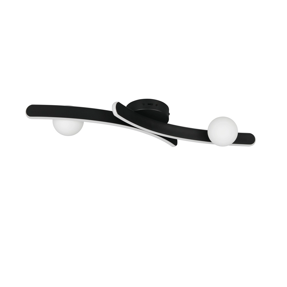 Design-Deckenlampe Napoli Schwarz Trio 4017807683455