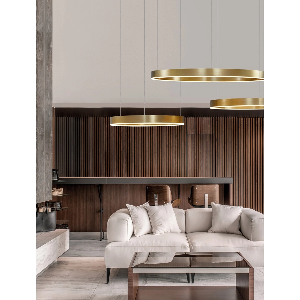 Pendelleuchte Motif gold Ø 100cm 2700-6500K Lyora 5212017443595