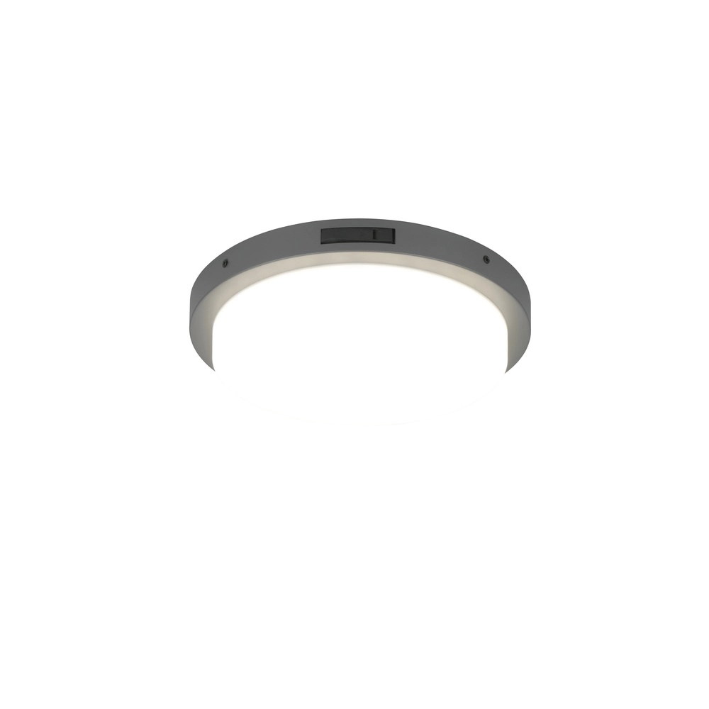 Deckenlampe Bermejo rund anthrazit Trio 4017807648348