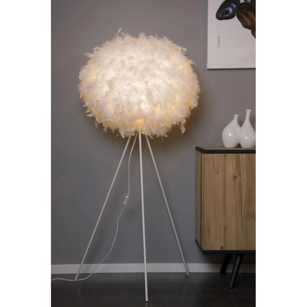 Stehlampe Goosy Soft Ø 50 cm weiß Lucide 5411212712721