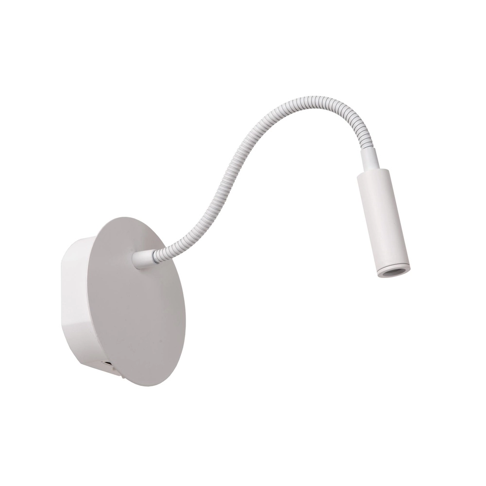 Wiederaufladbare Wandlampe Jolijn Nachttischlampe weiß