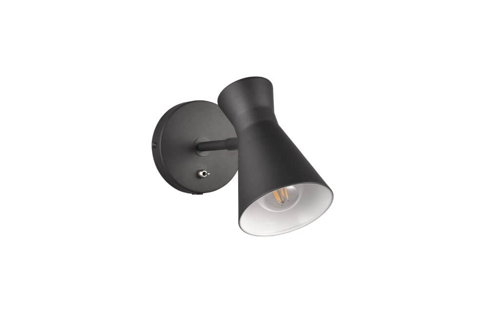 Nachttischlampe Enzo Schwarz Trio 4017807591132