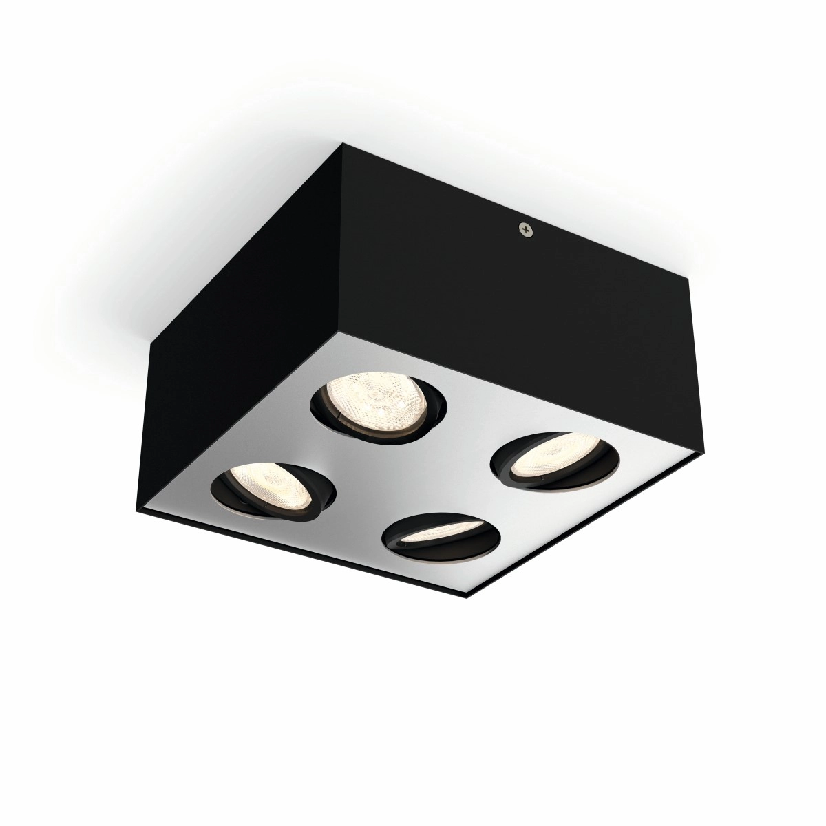 Strahler Box 4-Licht-Schwarz Philips 8718696164556