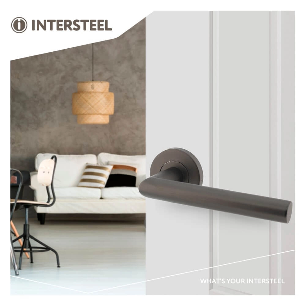 Fester Türgriff Hoek 90 anthrazit Intersteel 8714186548325