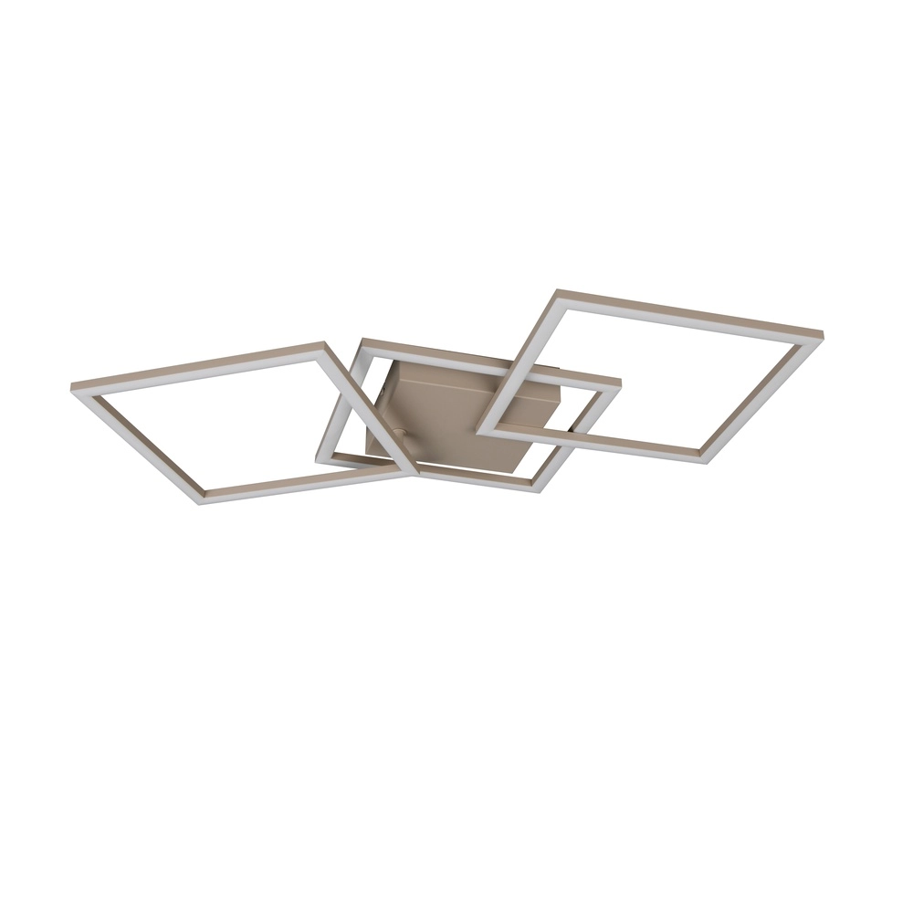 Moderne Deckenlampe Trail 74,5 cm sandbraun Trio 4017807714180