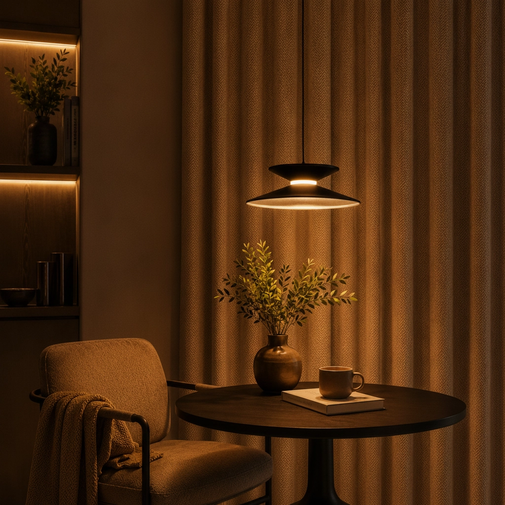 Design-Pendelleuchte Morfi Single Schwarz