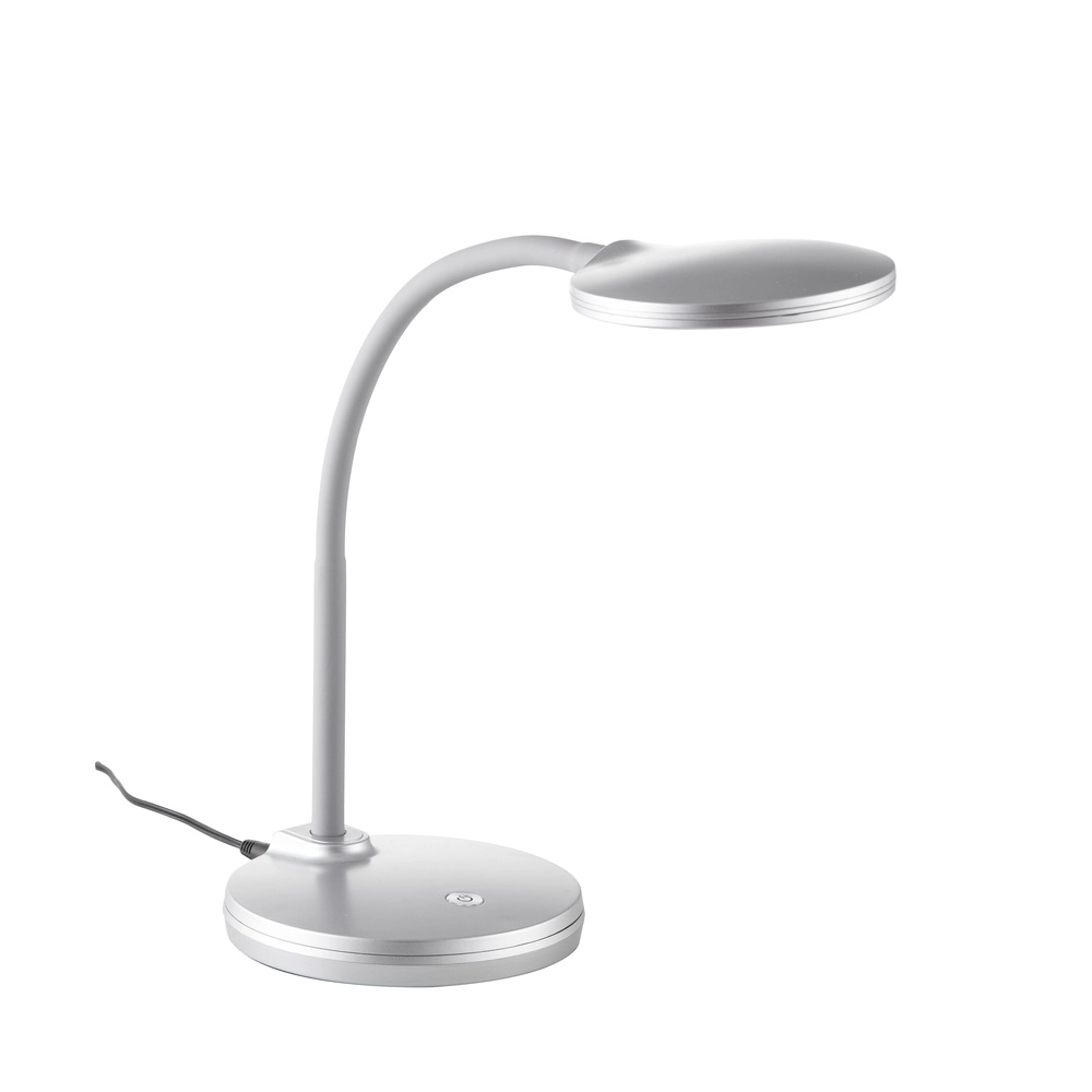 LED-Schreibtischlampe Carmen Silbergrau