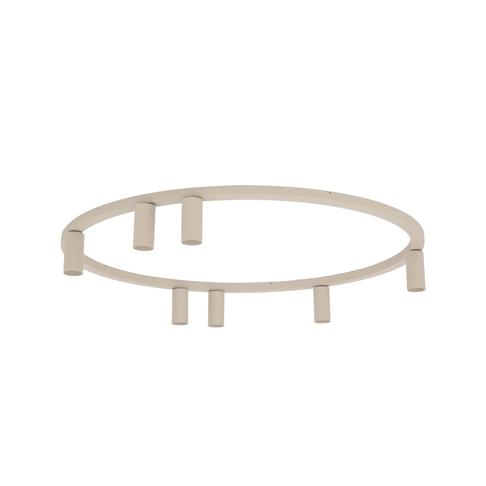 Kreisförmige, oberflächenmontierte Scheinwerfer Fourty 7x GU10 – beige