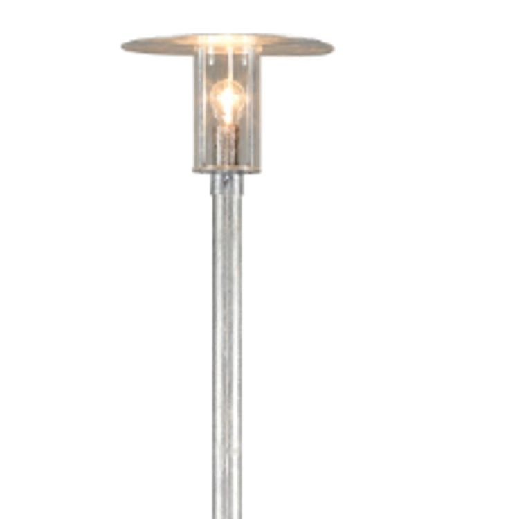 Gartenlampe Mode 220 cm Zinkgrau KonstSmide 7318306633208