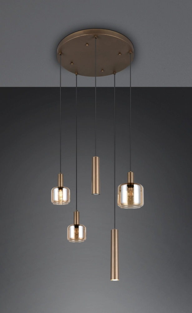 Design-Pendellampe Mataro 5-Licht (2x GU10) Trio 4017807707717