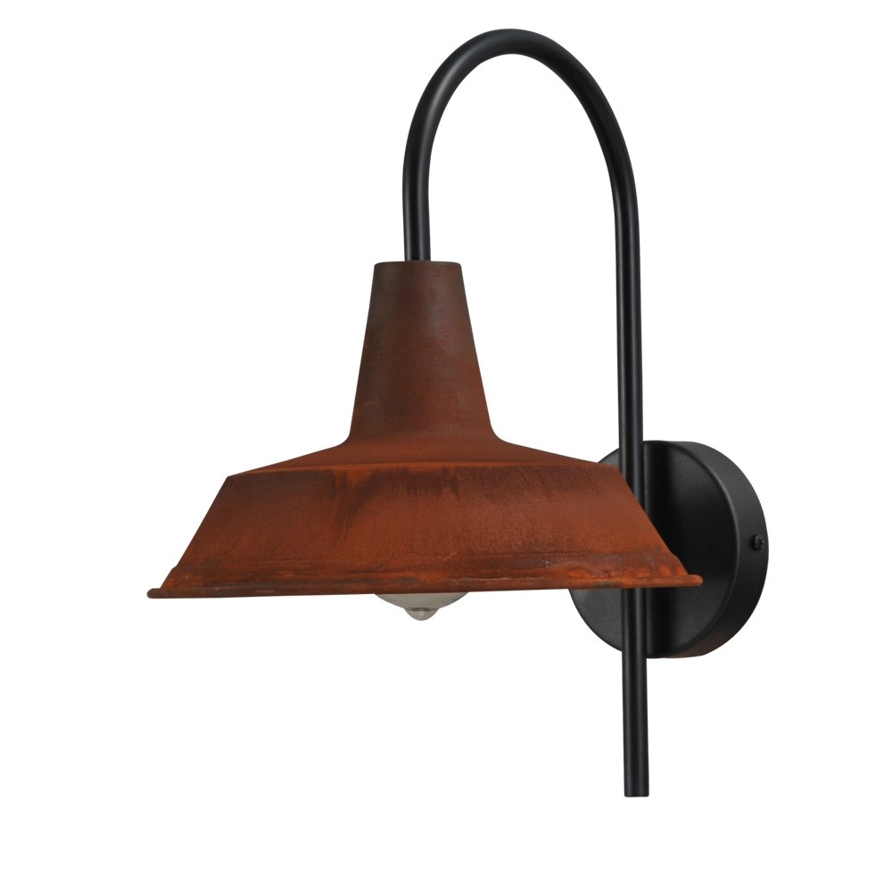 Rostbraune Wandleuchte Industria