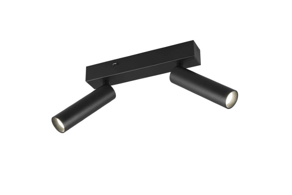 Schlanker Deckenstrahler Ambala 2x LED - schwarz Trio 4017807612639