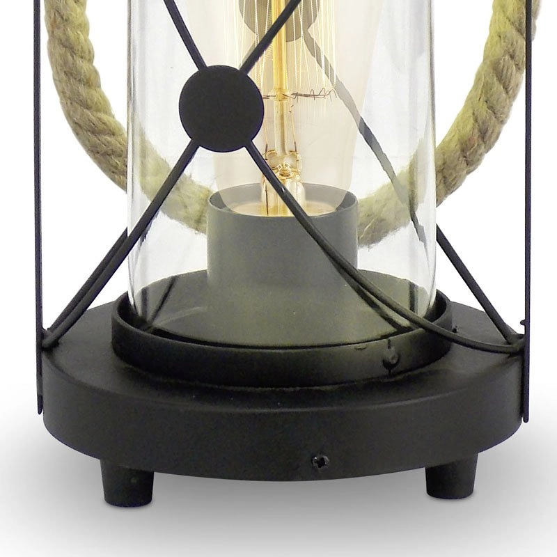 Tischlampe Bradford antikes Schwarz Eglo 9002759492830