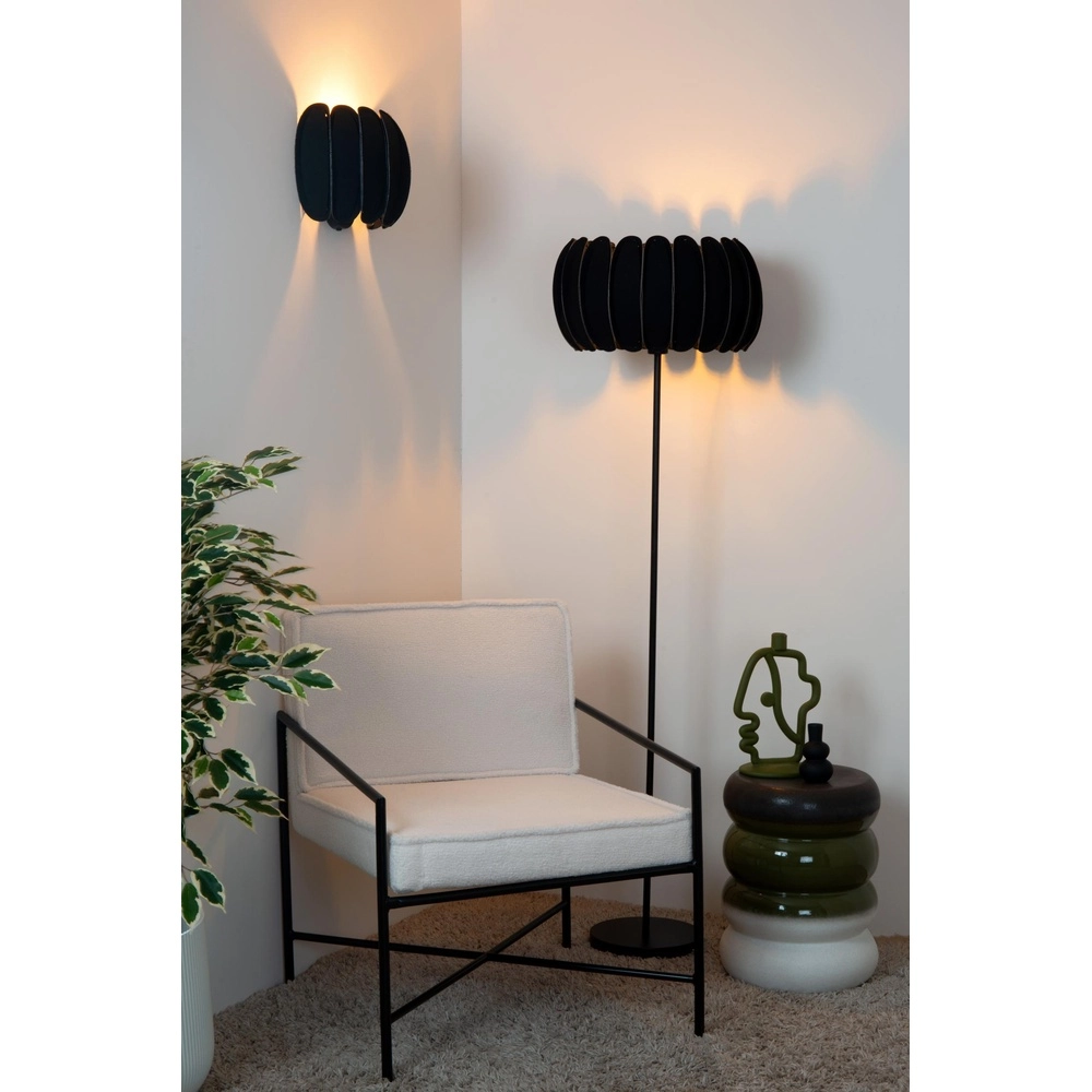 Wandlampe Spencer Schwarz Lucide 5411212343666