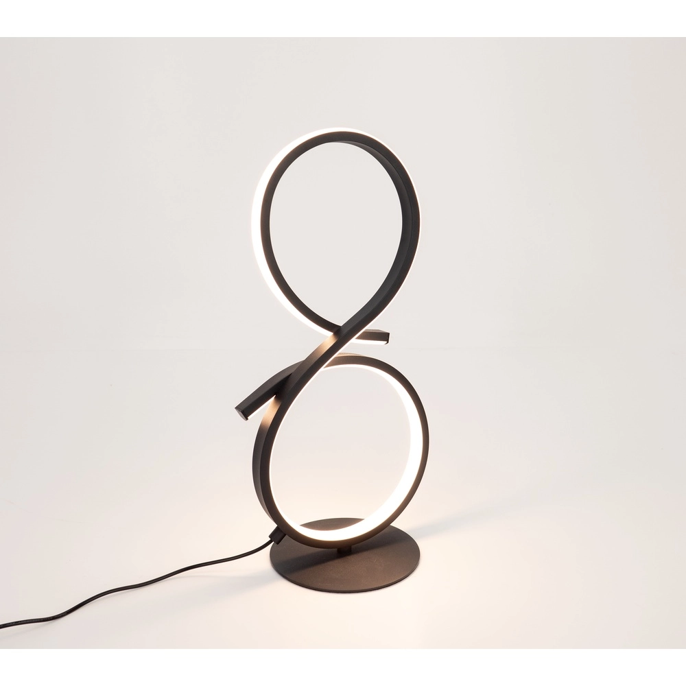Moderne LED-Tischlampe Serpins 40 cm – Schwarz