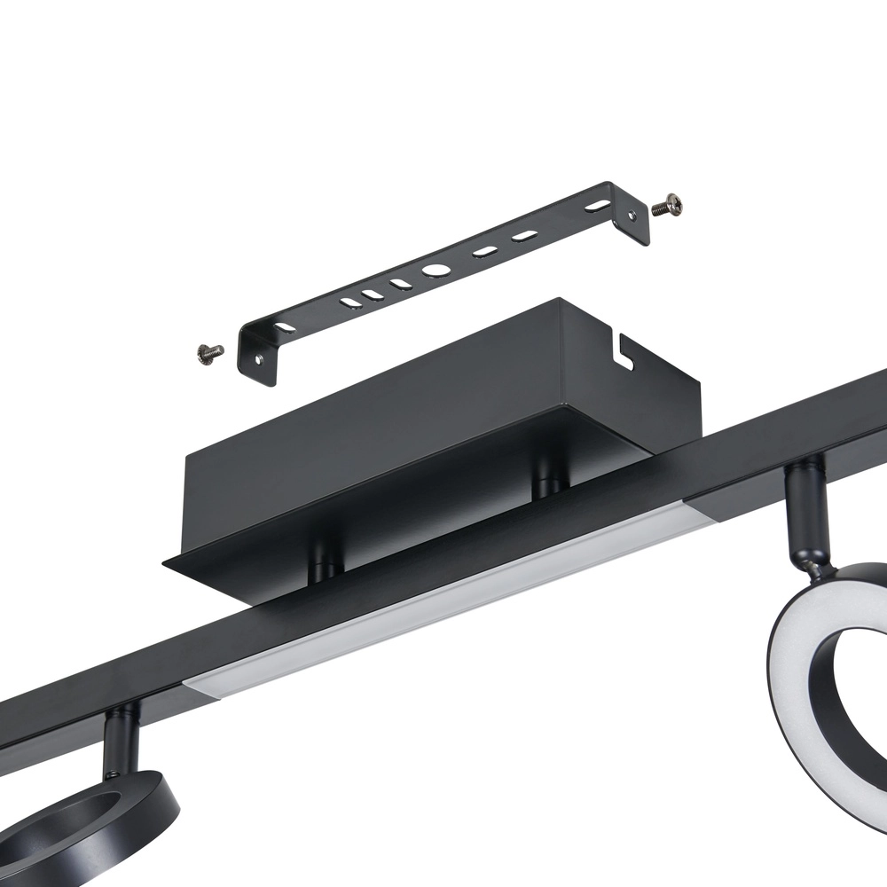 Schwarze LED-Deckenlampe Cardillio 1 160 cm Eglo 9008606255986