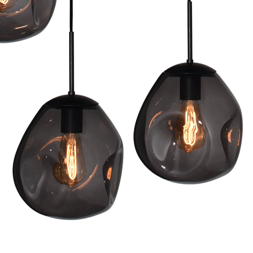Hängelampe Lava 8x Rauchglas Ø 24cm Masterlight 8718121286365