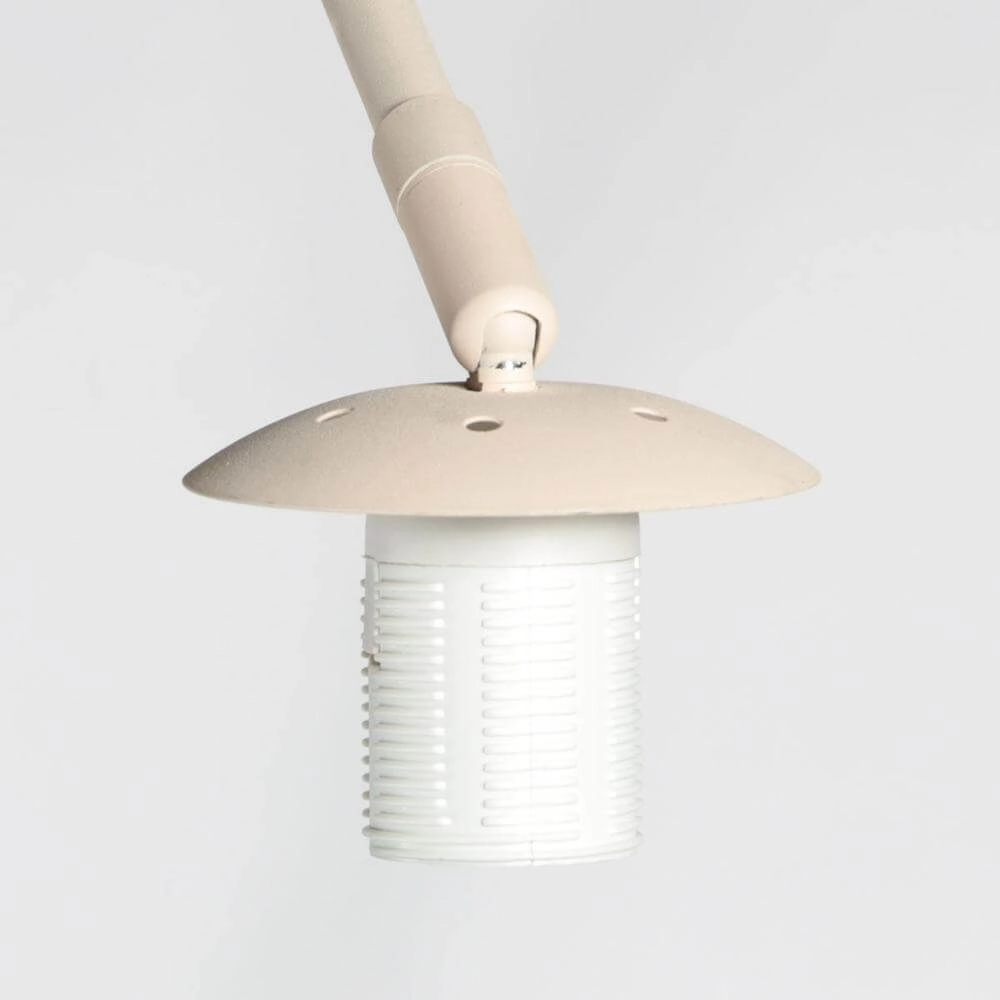 Bogenlampe Sparkled Light creme mit weißem Kugelschirm Ø 45cm Steinhauer 8712746179958