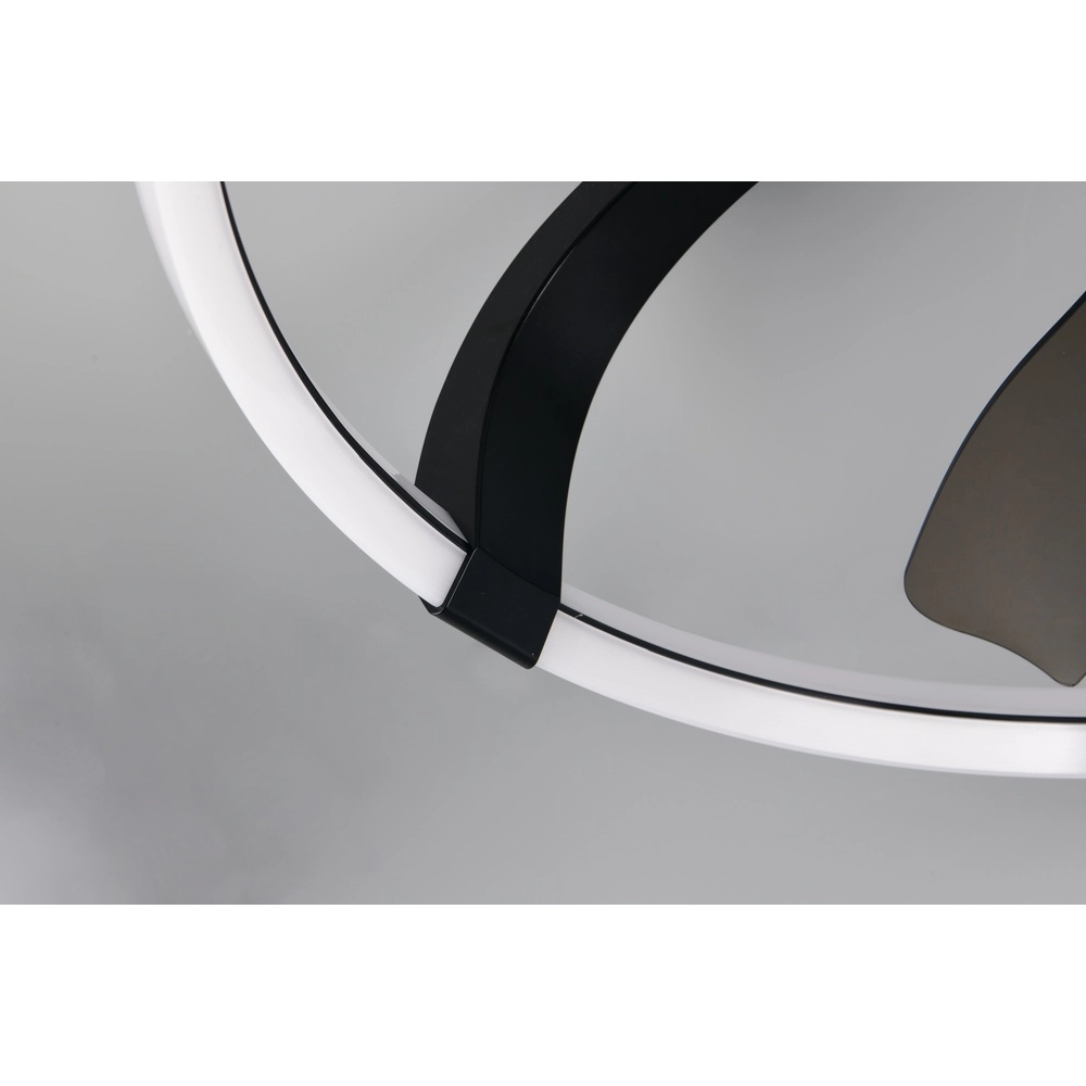 Smarthome-Lüfter Stockholm schwarze Ø 73,5 Tuya Trio 4017807693133