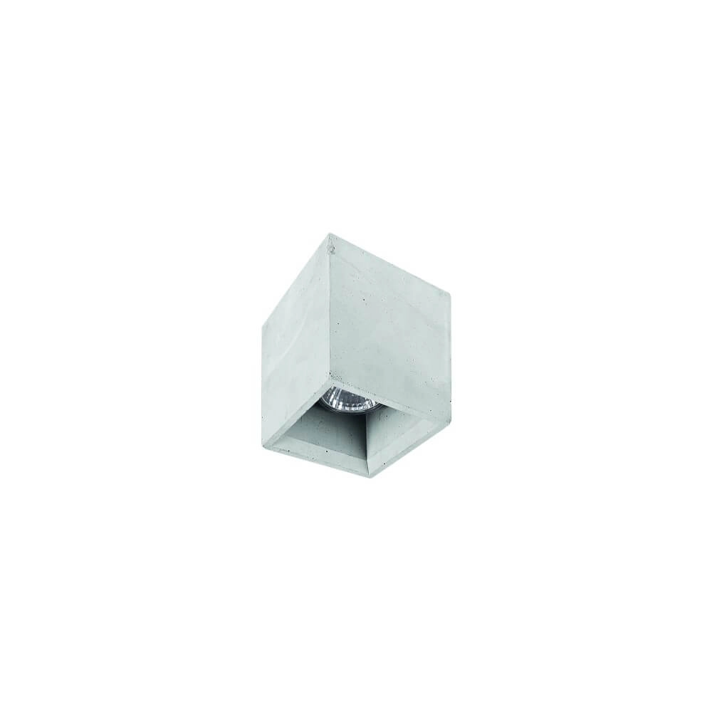 Quadratischer Deckenstrahler Bold Beton