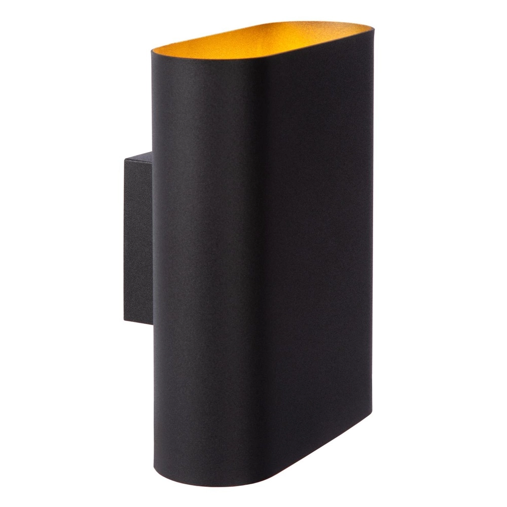Design-Wandspot Ovalis Schwarz Lucide 5411212126894