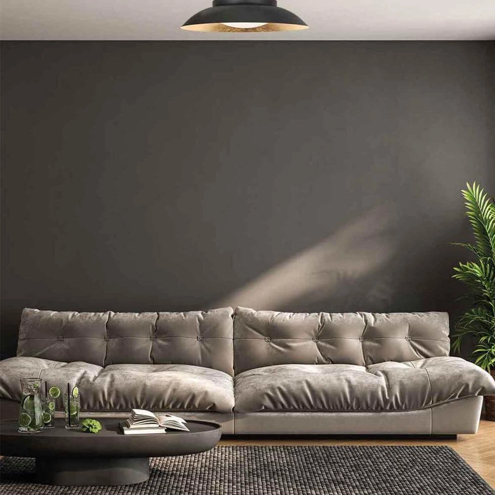 Deckenlampe Walcie schwarz mit gold Steinhauer 8712746176520