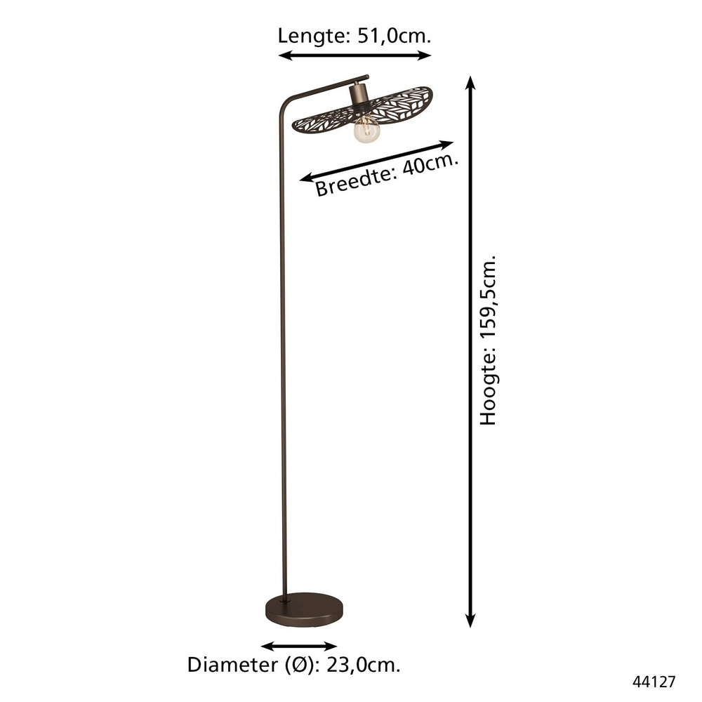 Stehlampe Swaby Ø 40cm Eglo 9008606359615