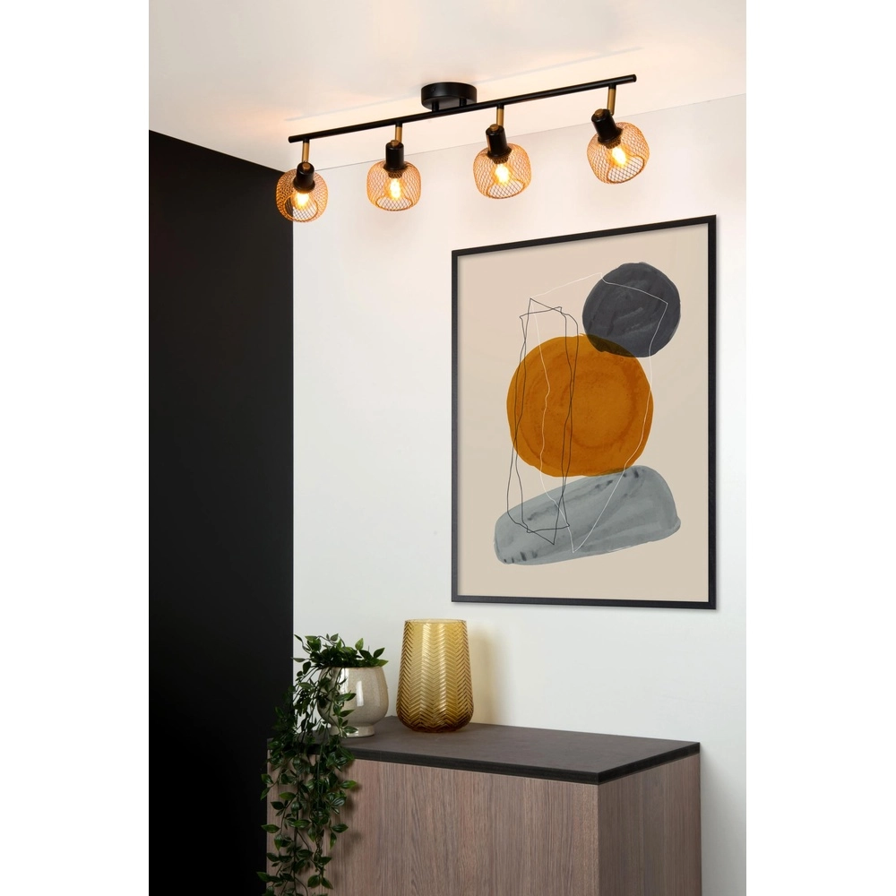 Deckenlicht Maren 4-Licht Gold Lucide 5411212771100