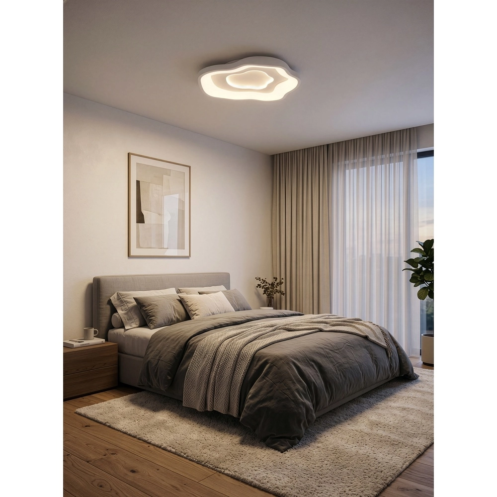 Deckenlampe Nube Organic White Trio 4017807703771